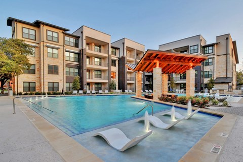 Swimming Pool With Relaxing Sundecks at Windsor Ridge, Austin, TX, 78727